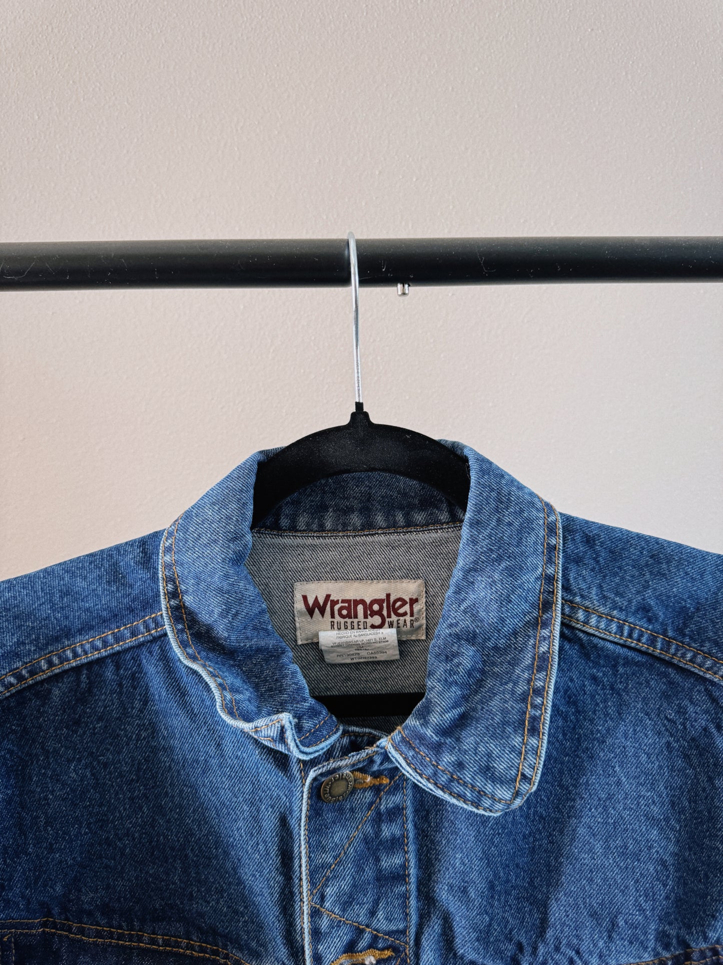 medium wash denim jacket