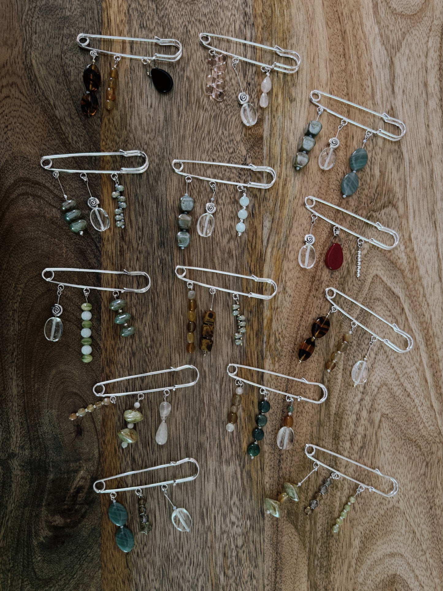 safety pin brooch