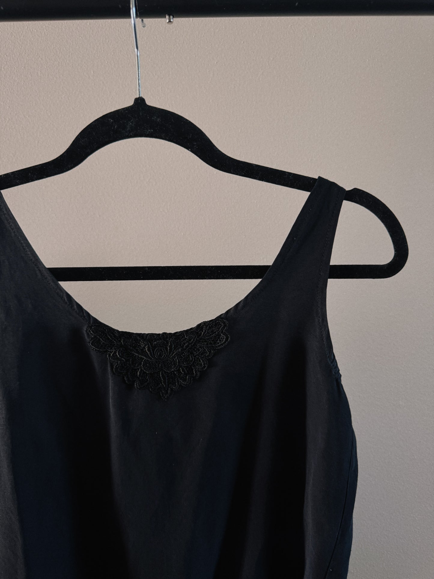 black tank top