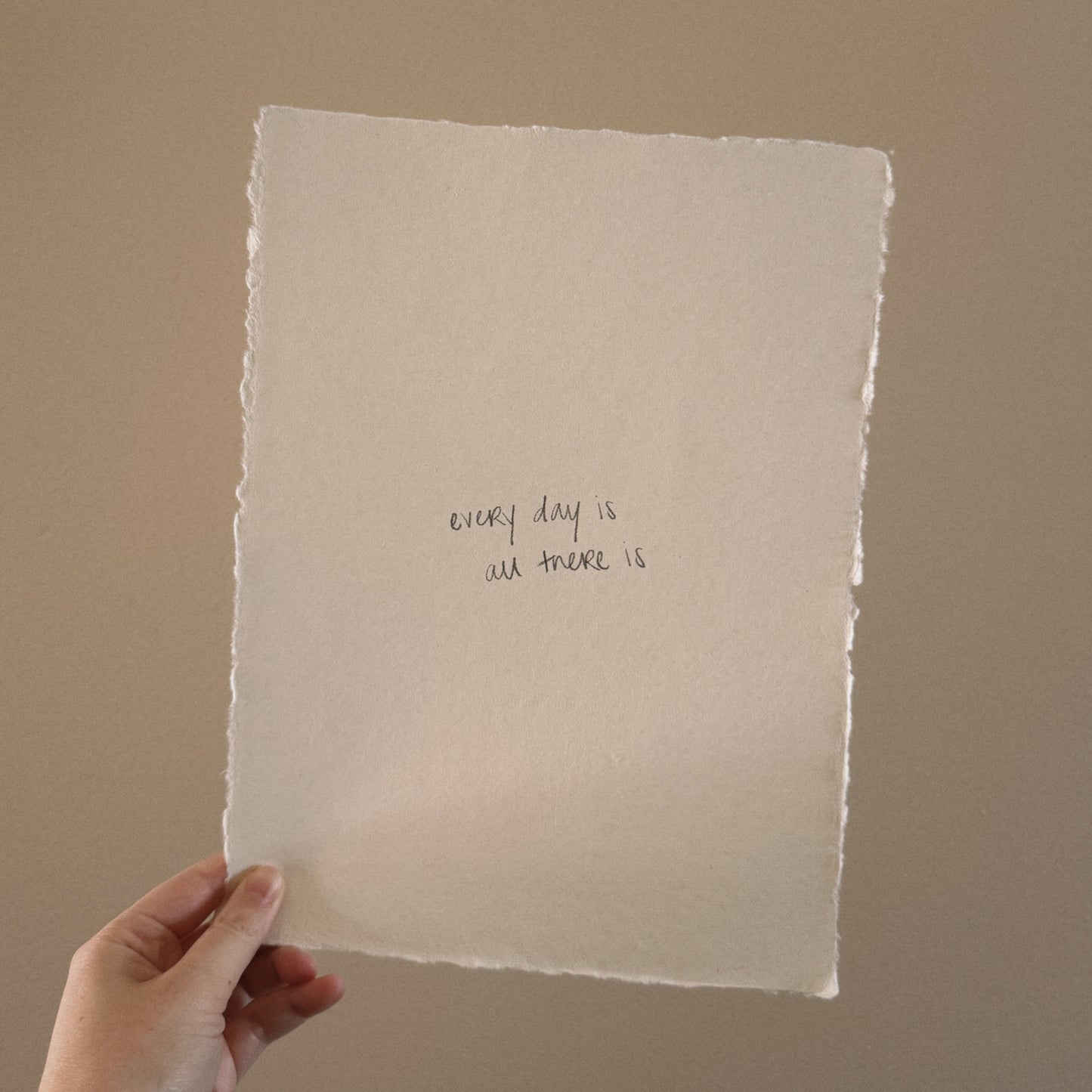 every day is all there is