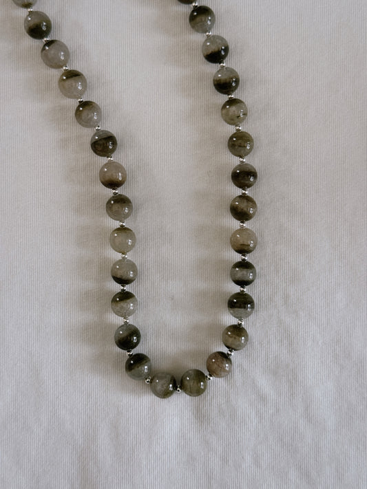 green phantom beaded necklace