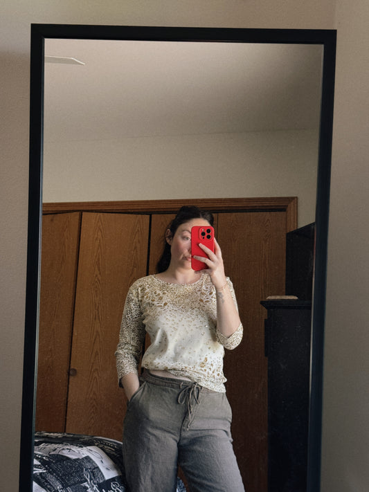 leopard print top