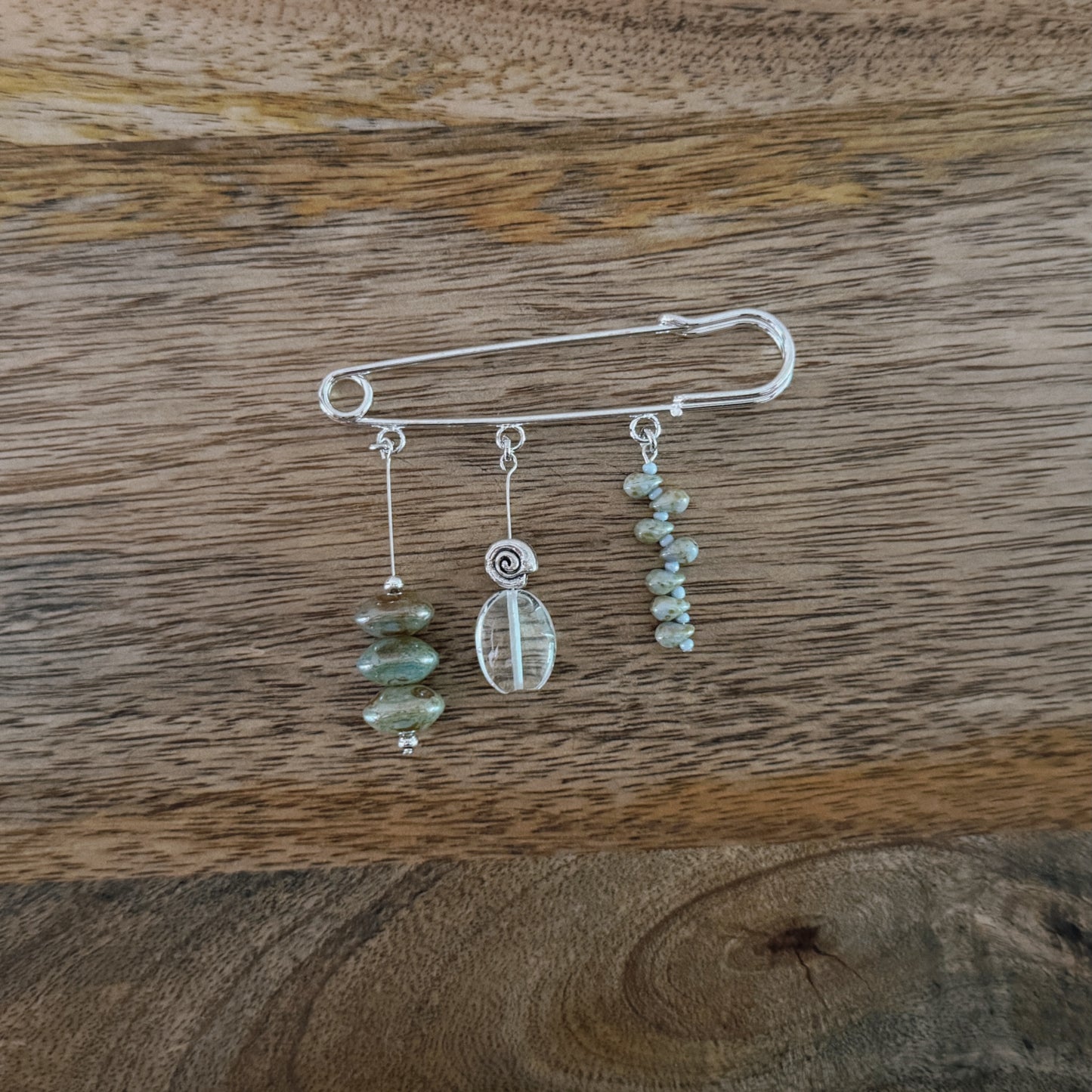 safety pin brooch