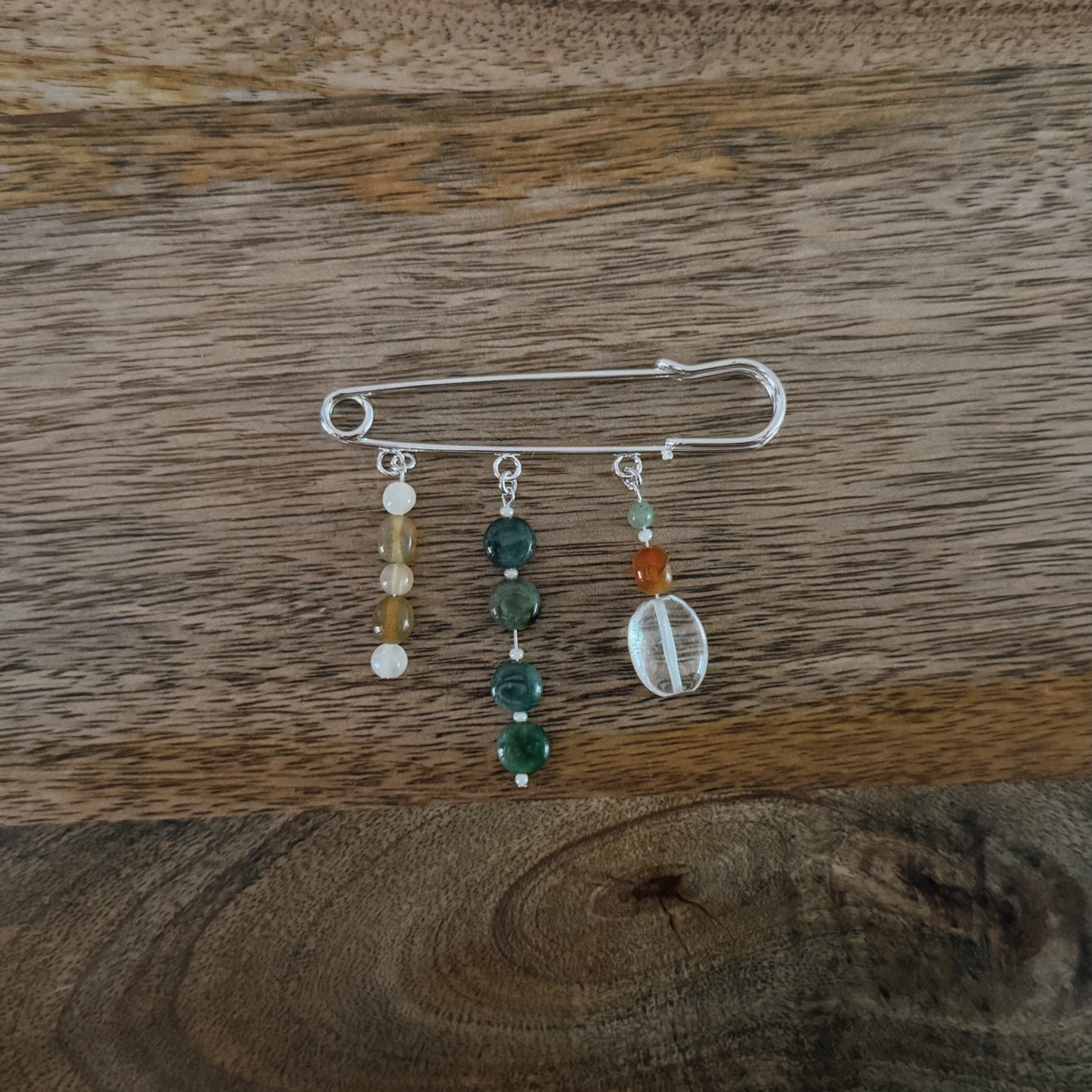 safety pin brooch