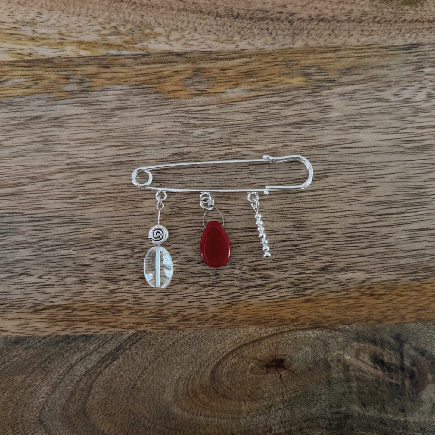 safety pin brooch