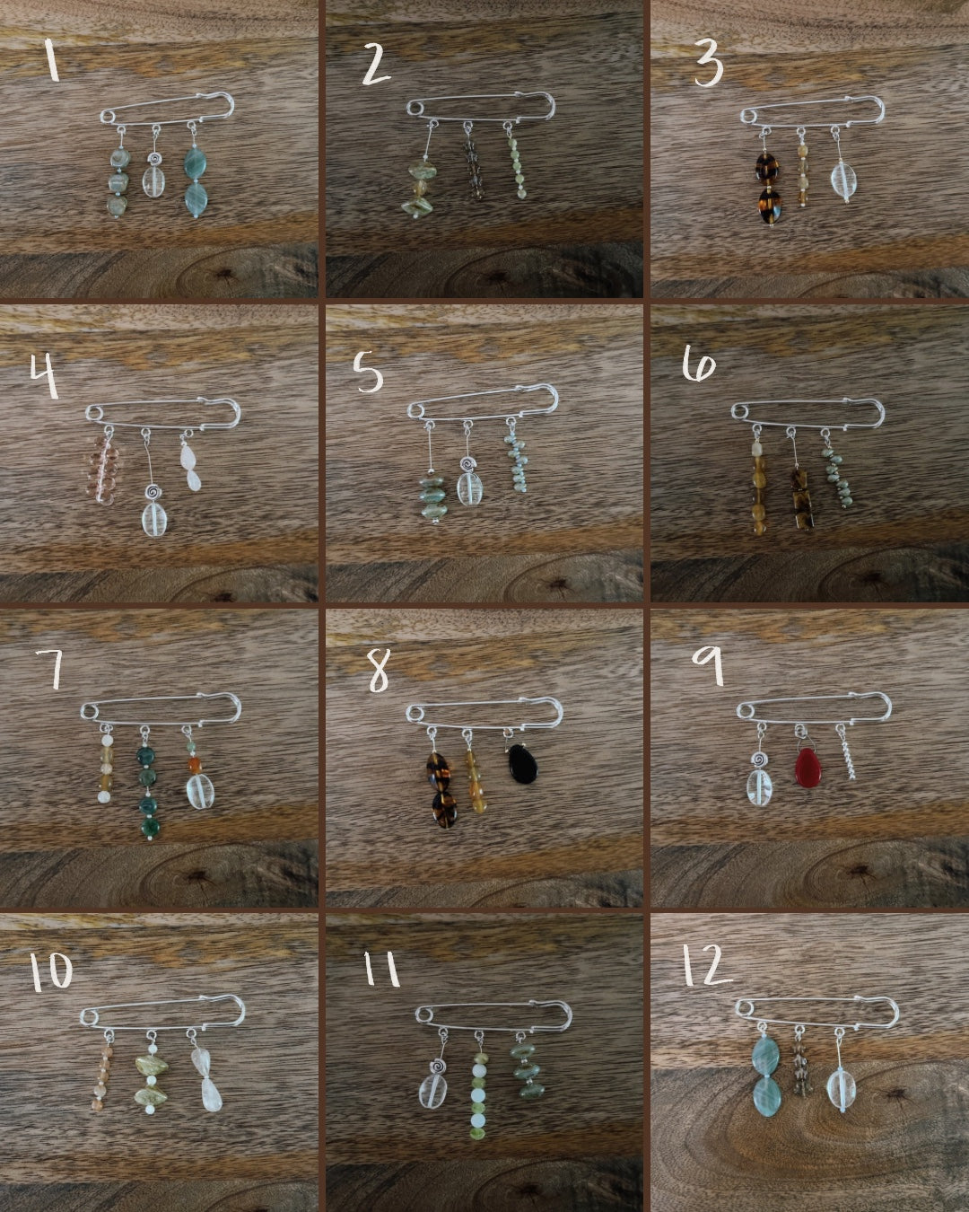 safety pin brooch