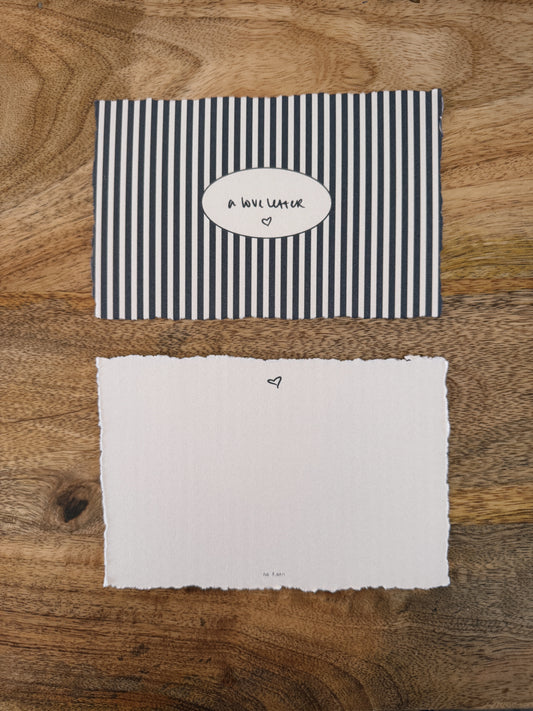 "a love letter" note cards