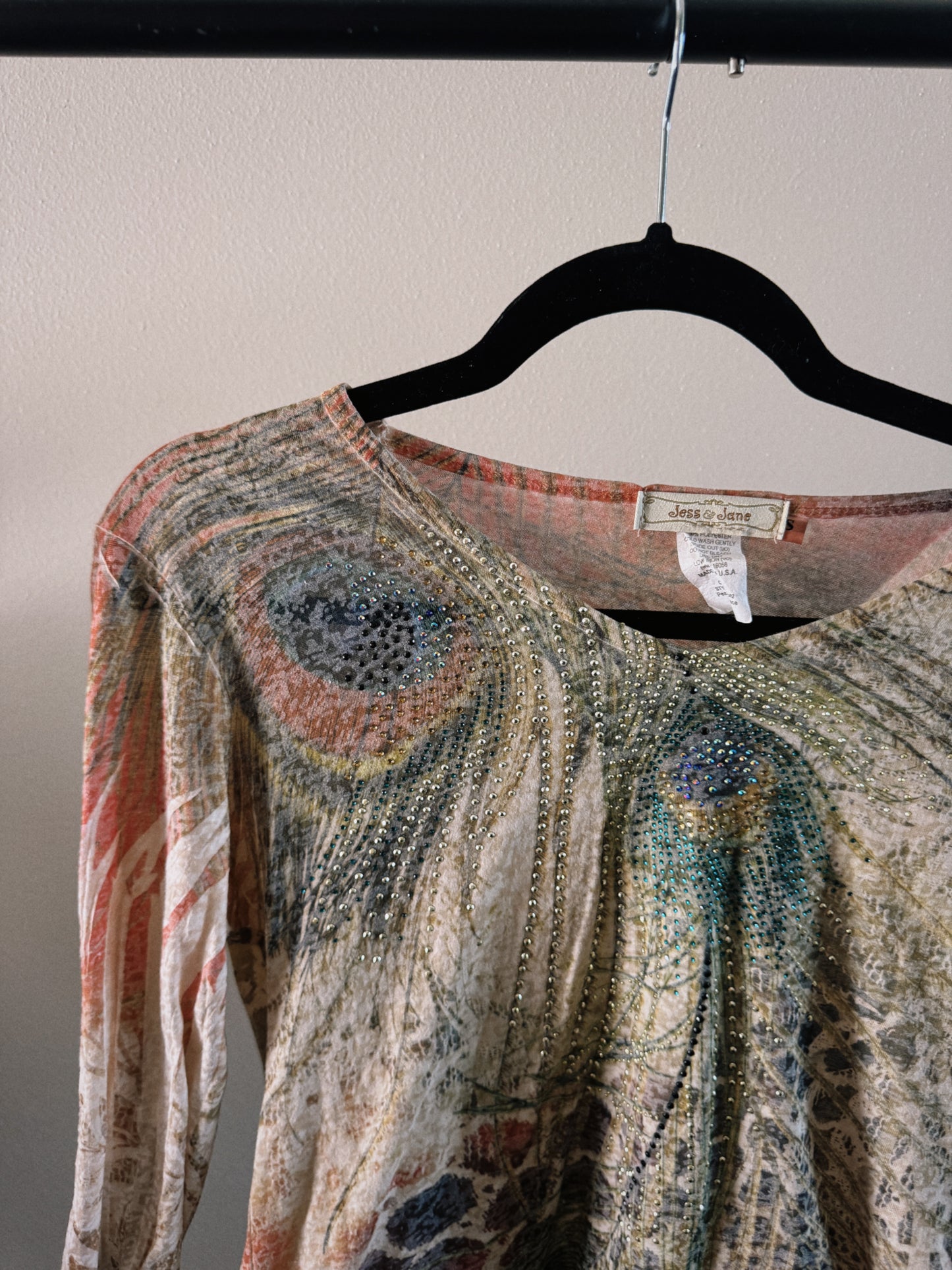 peacock top