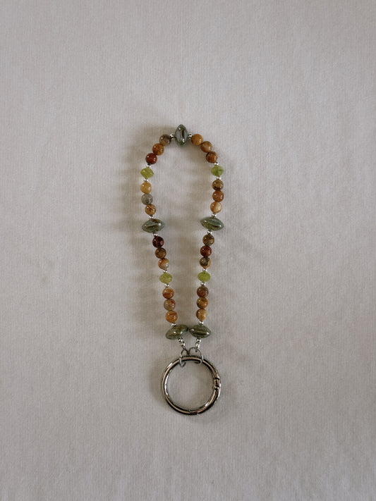 picasso beaded keychain