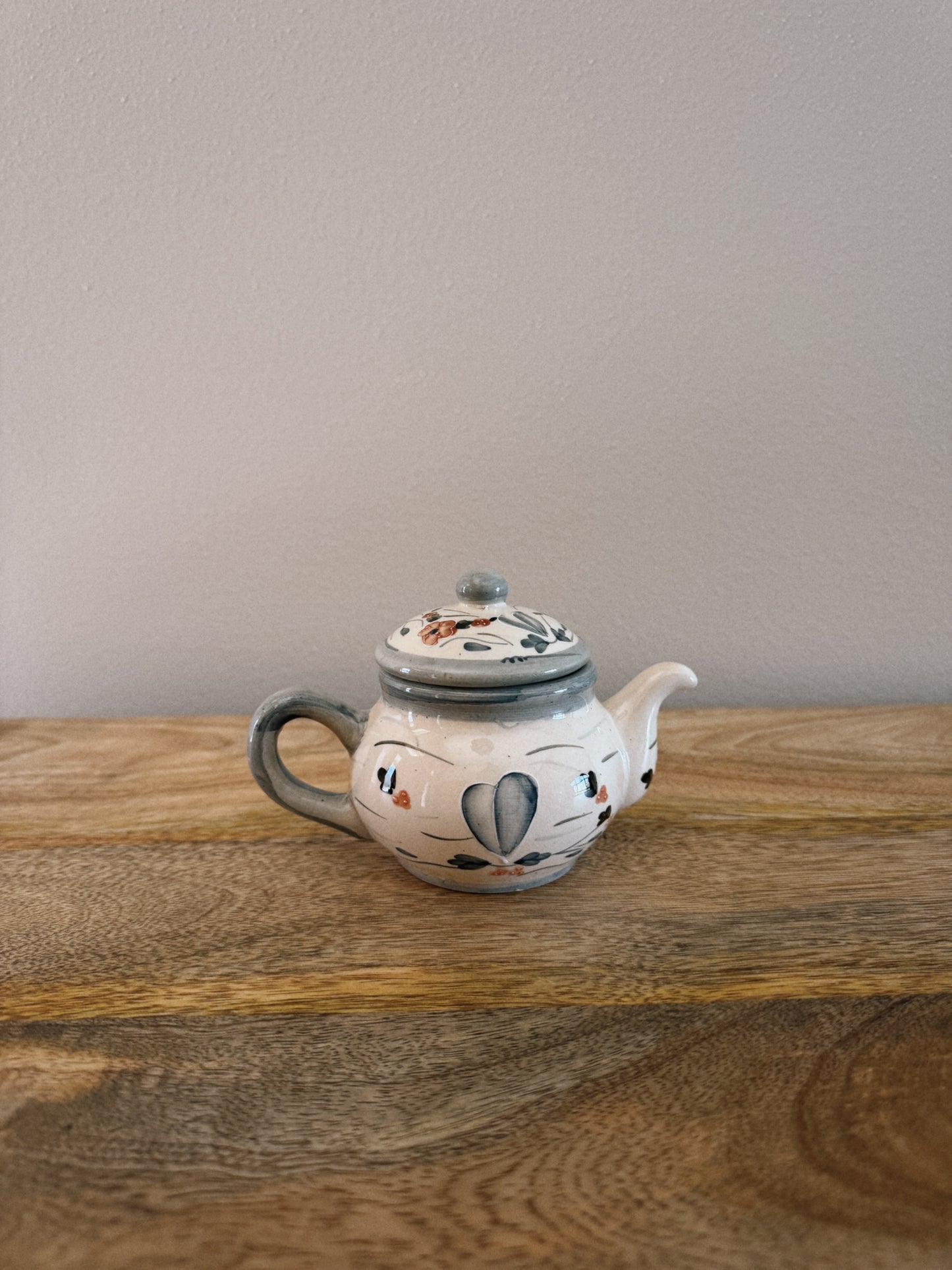 mini floral teapot