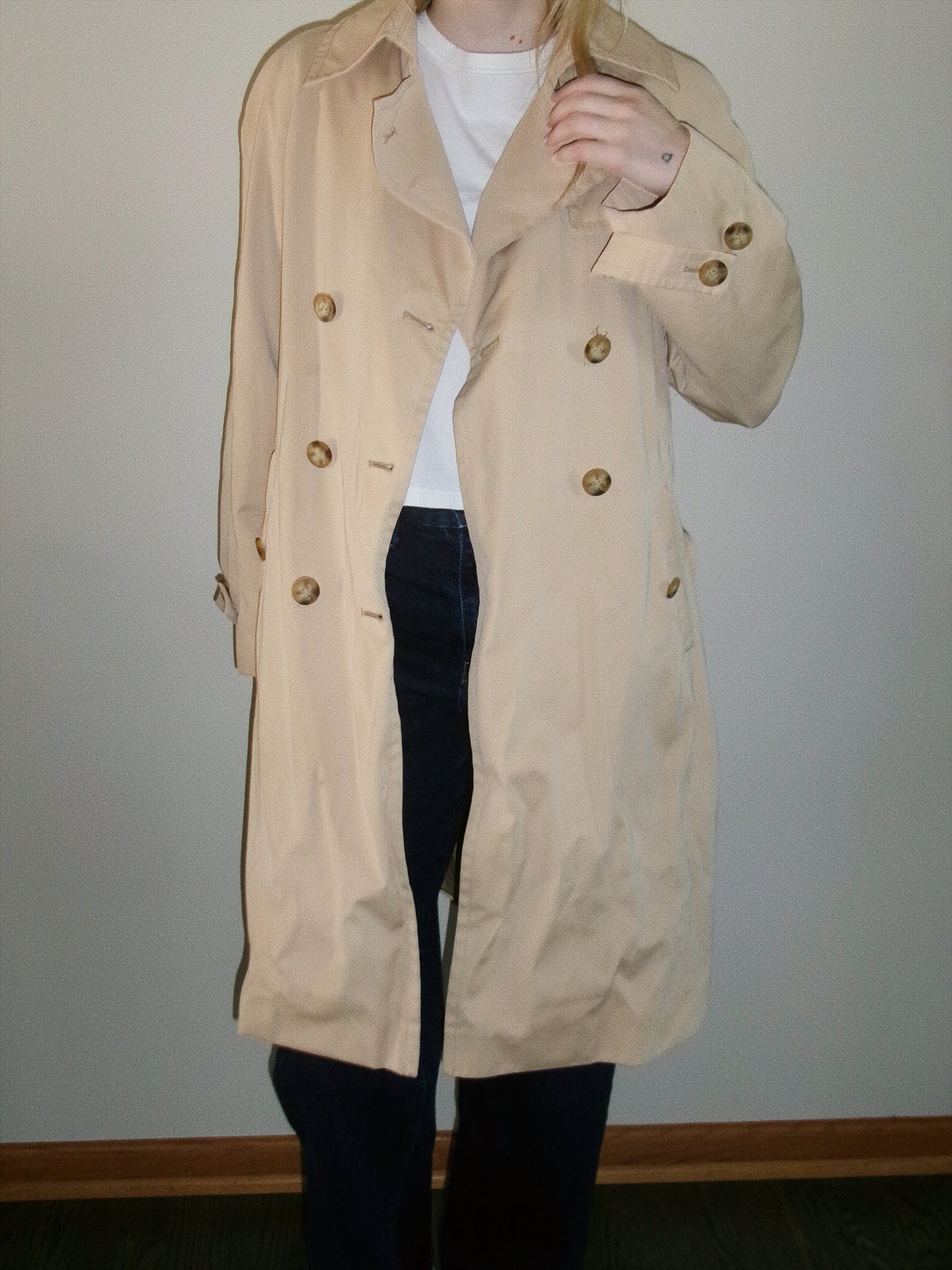 Michael Kors tan trench coat