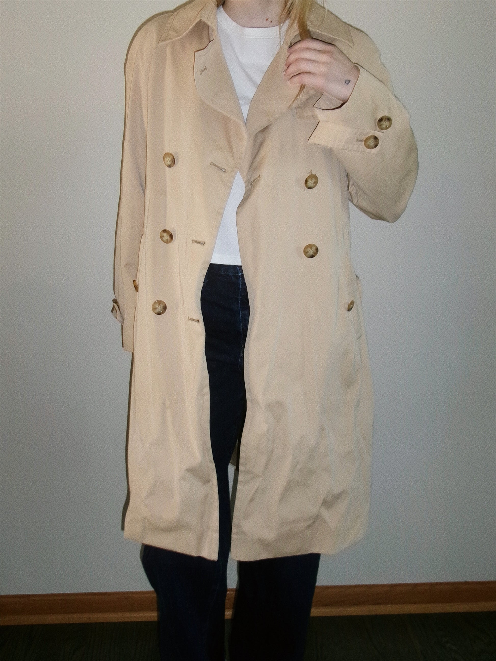 Michael Kors tan trench coat