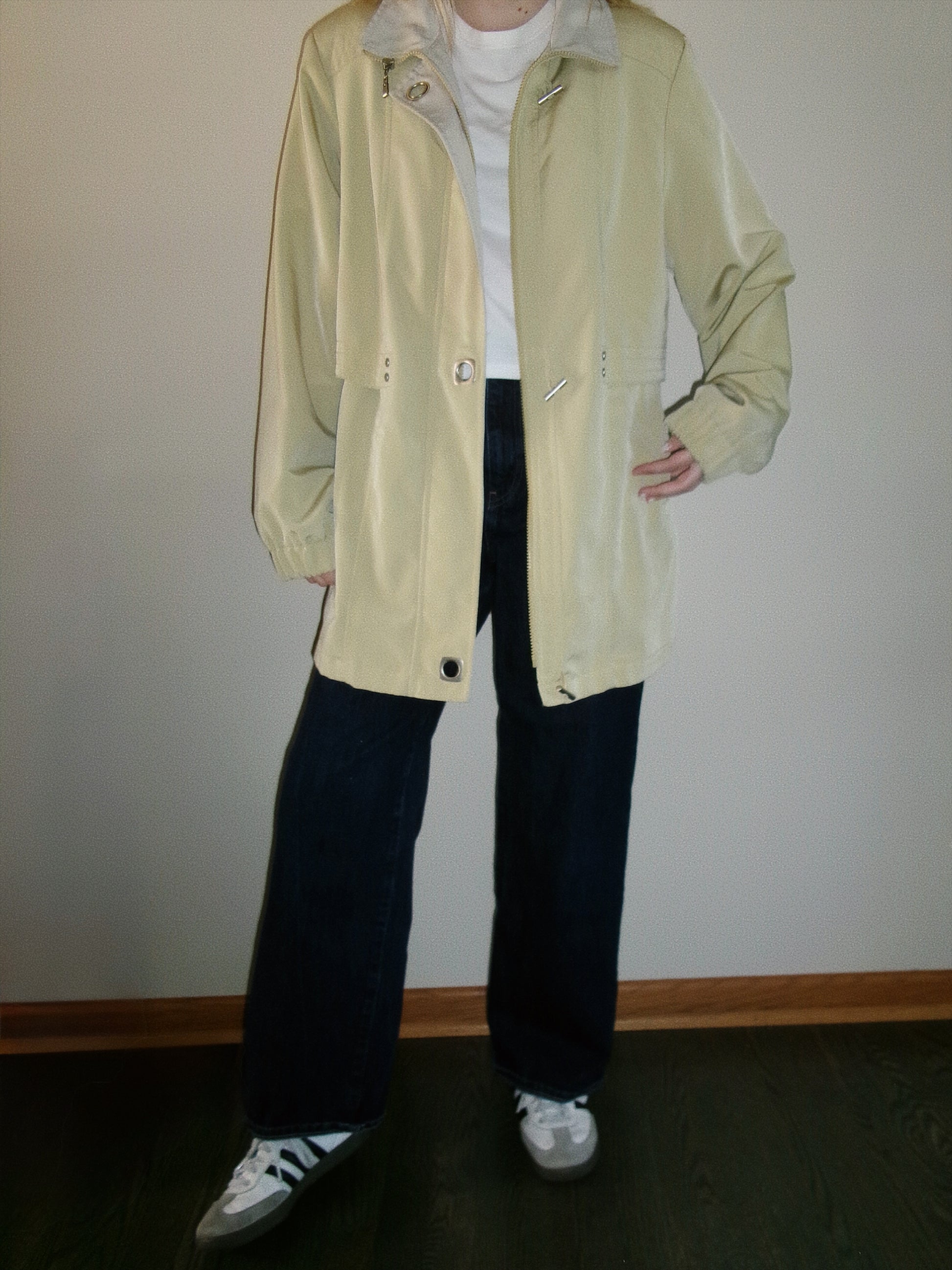 vintage spring jacket full outfit