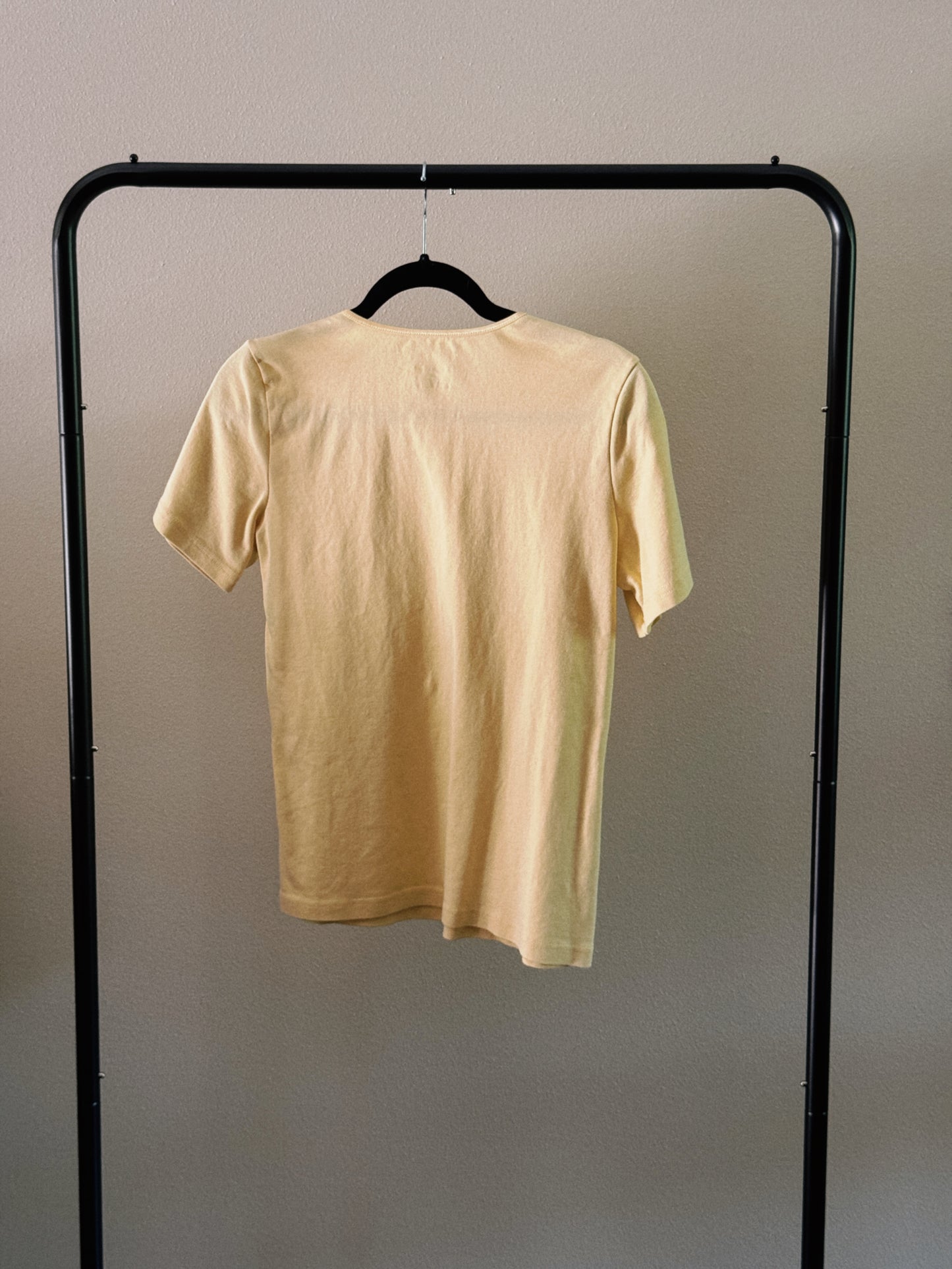 butter yellow tee