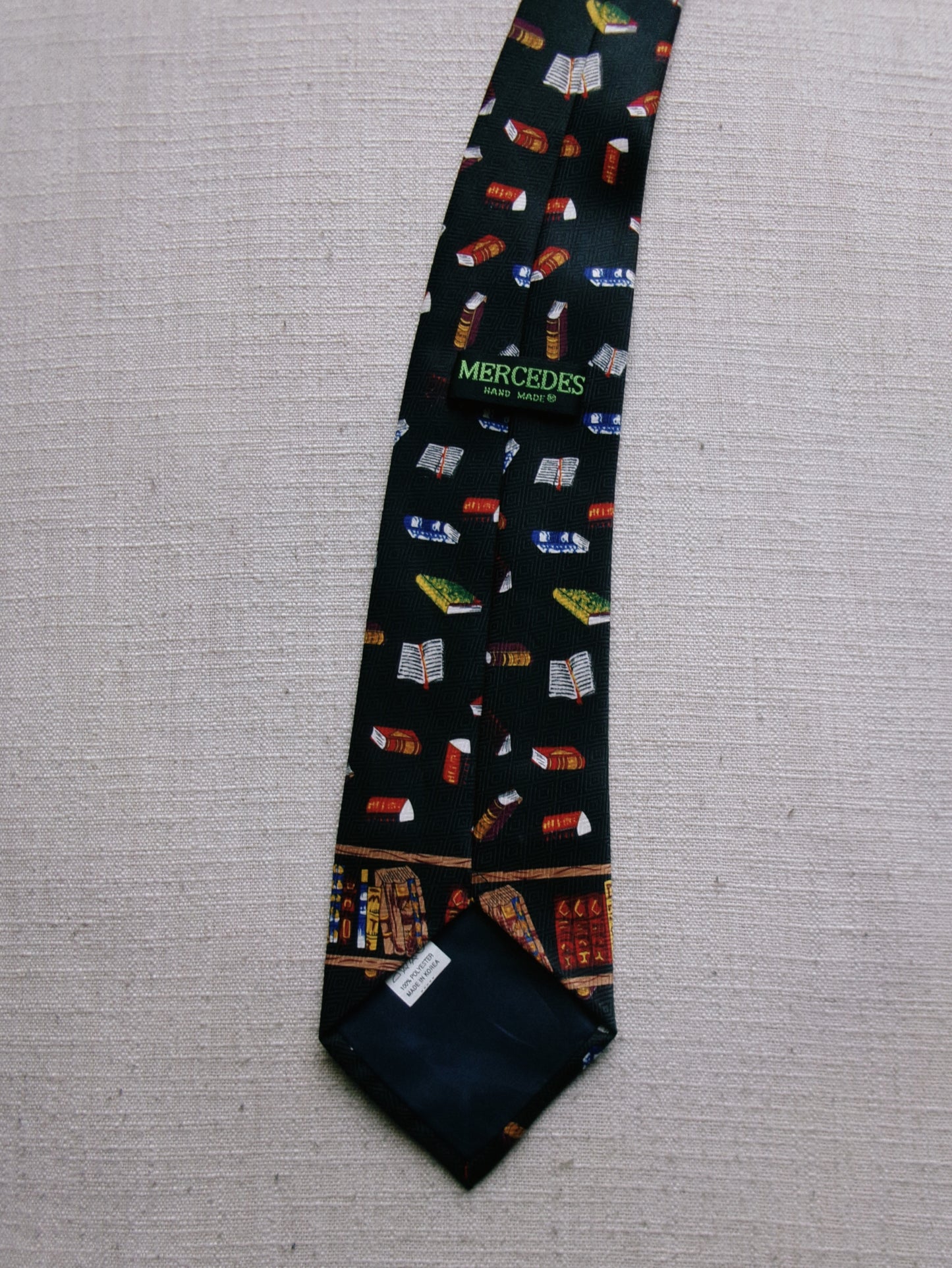 vintage book tie