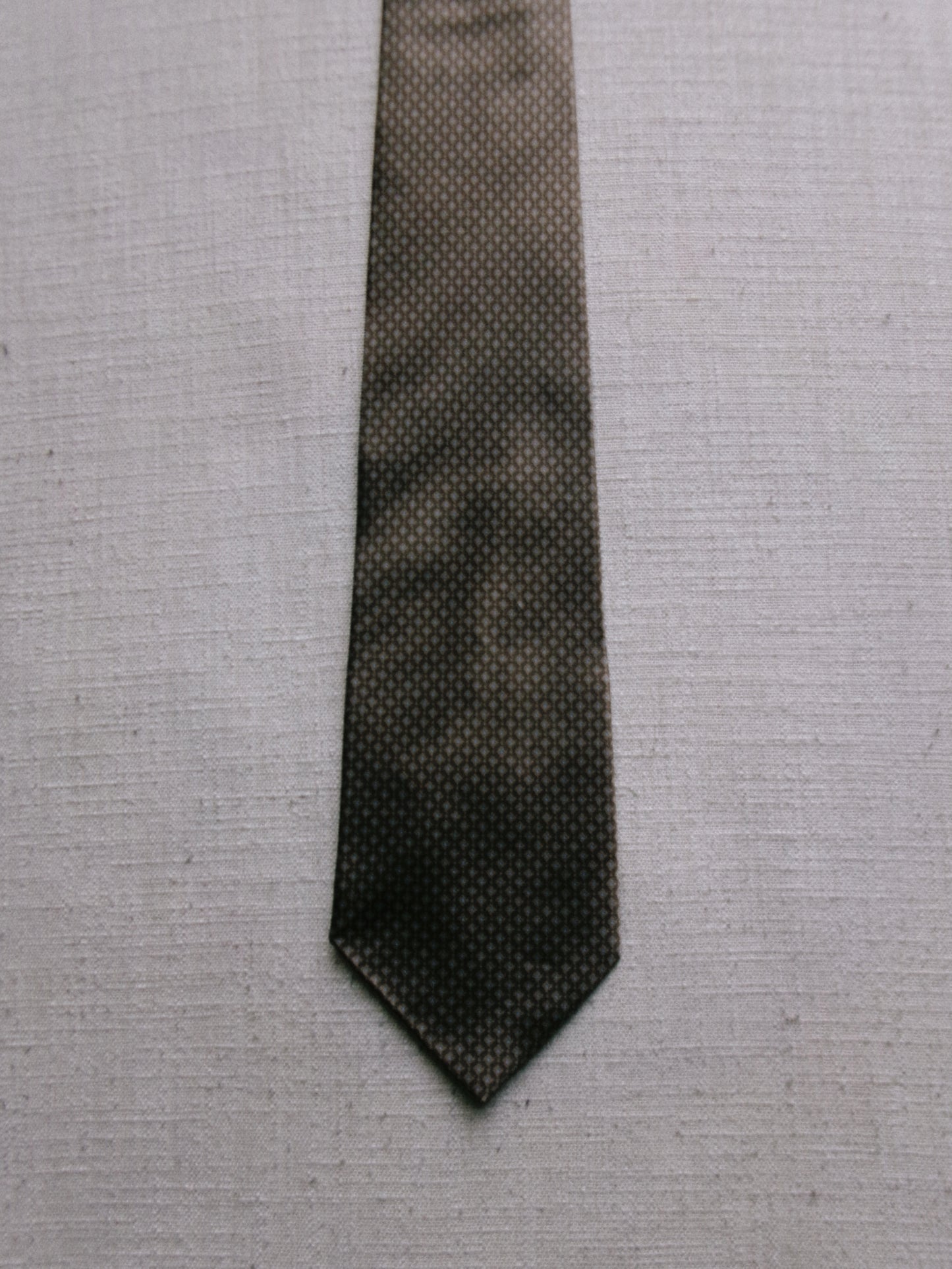 vintage brown patterned tie