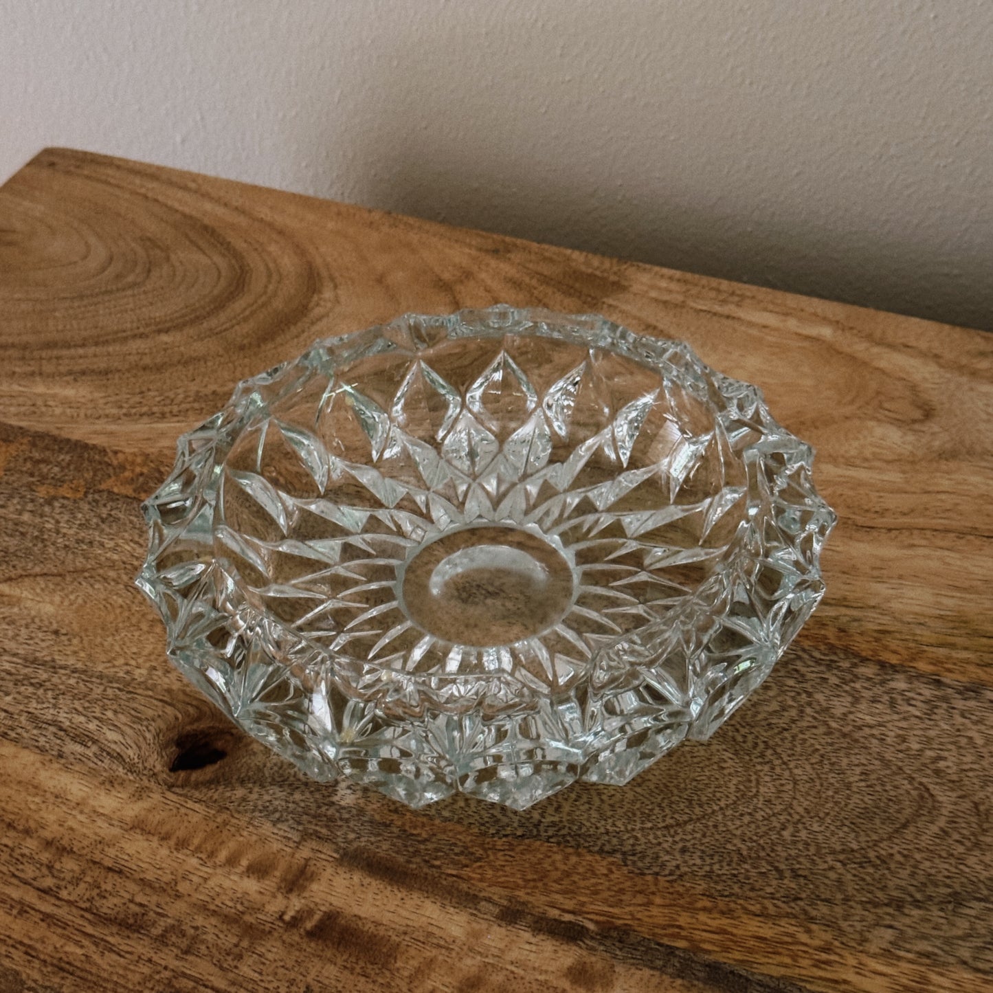 vintage glass ashtray II