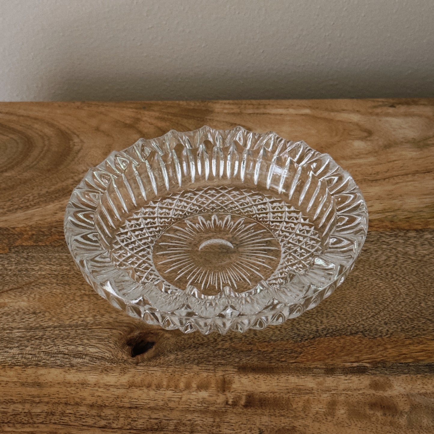 vintage glass ashtray/dish III