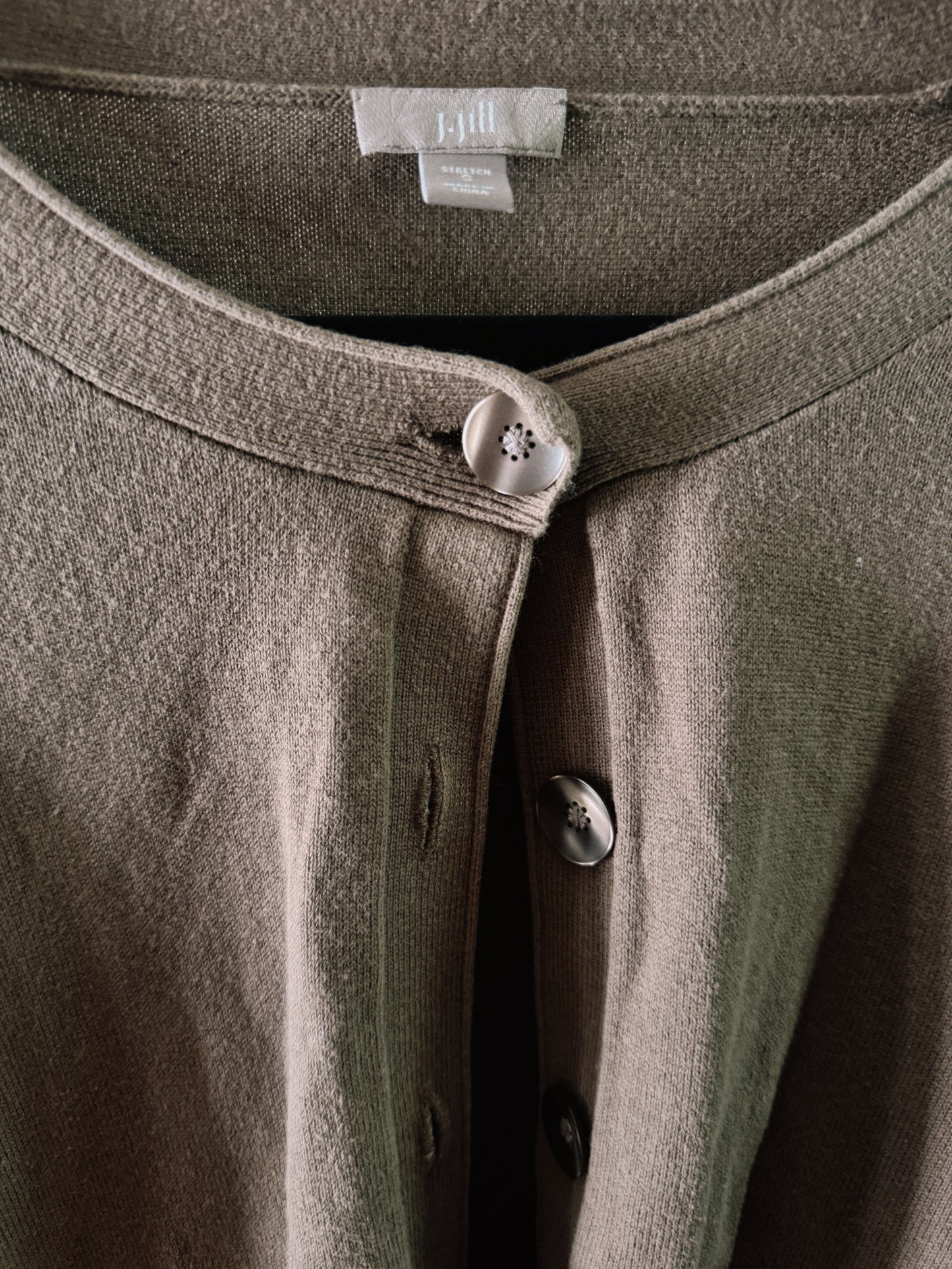 light brown cardigan