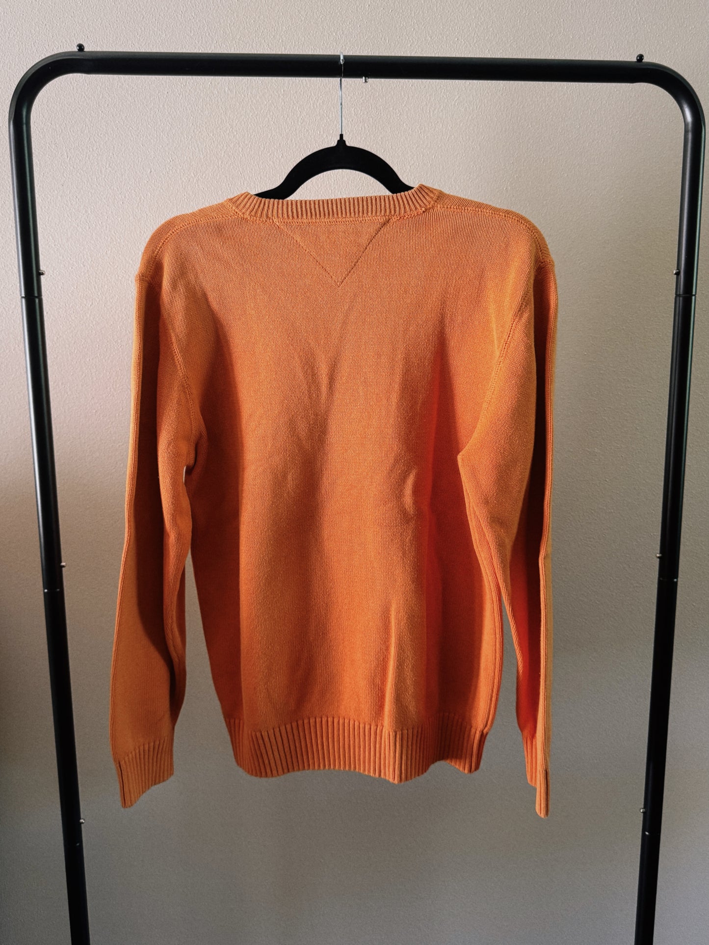 orange tommy hilfiger sweater