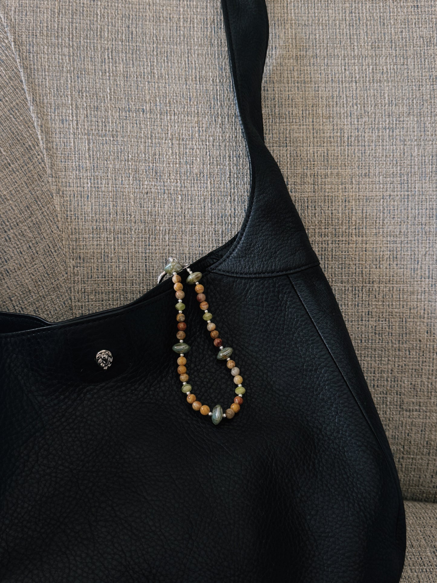 picasso beaded keychain