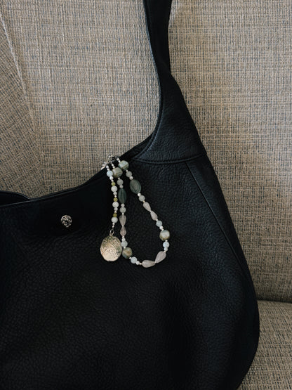 locket beaded keychain