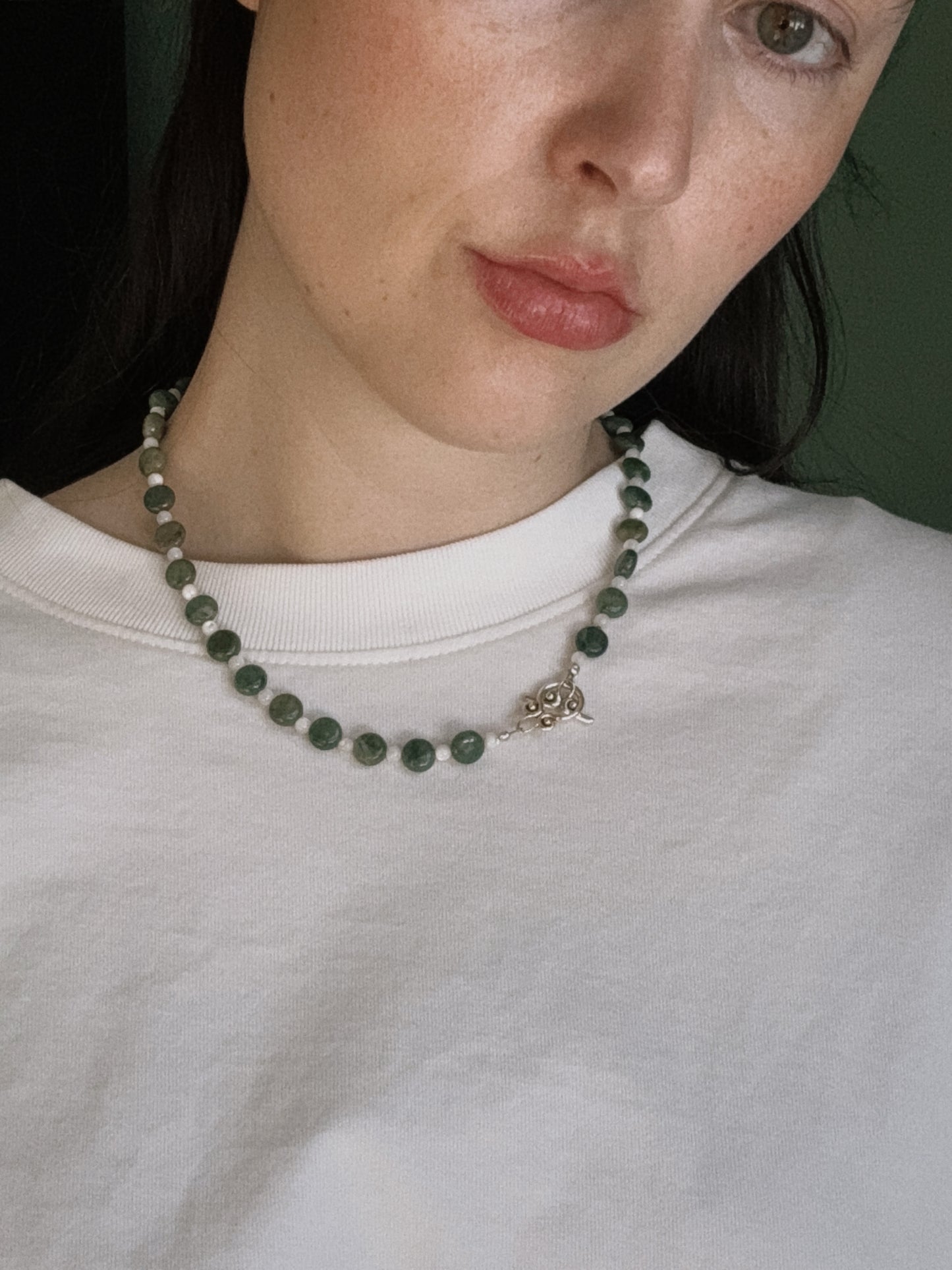 jade beaded necklace