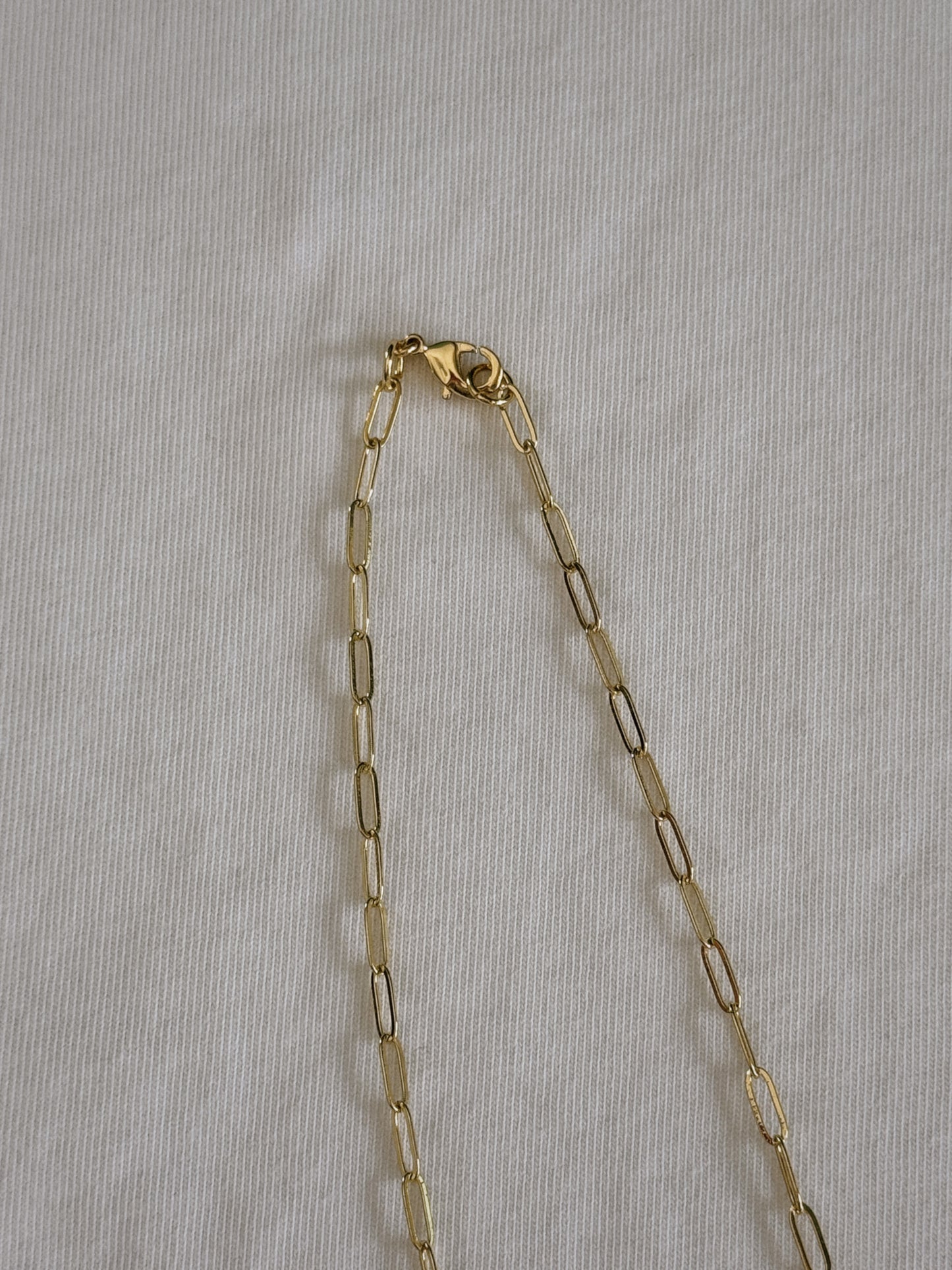 cupid heart safety pin necklace I