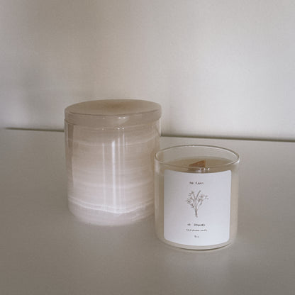 no rain, no flowers candle refill