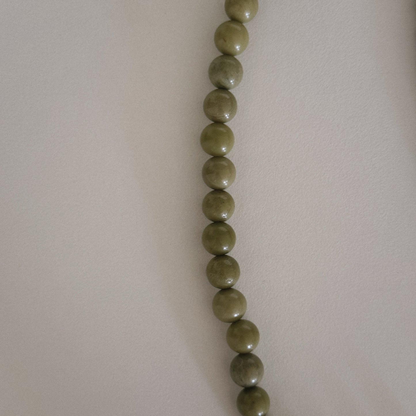 avocado & dalmation beaded necklace