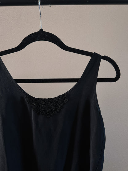 black tank top