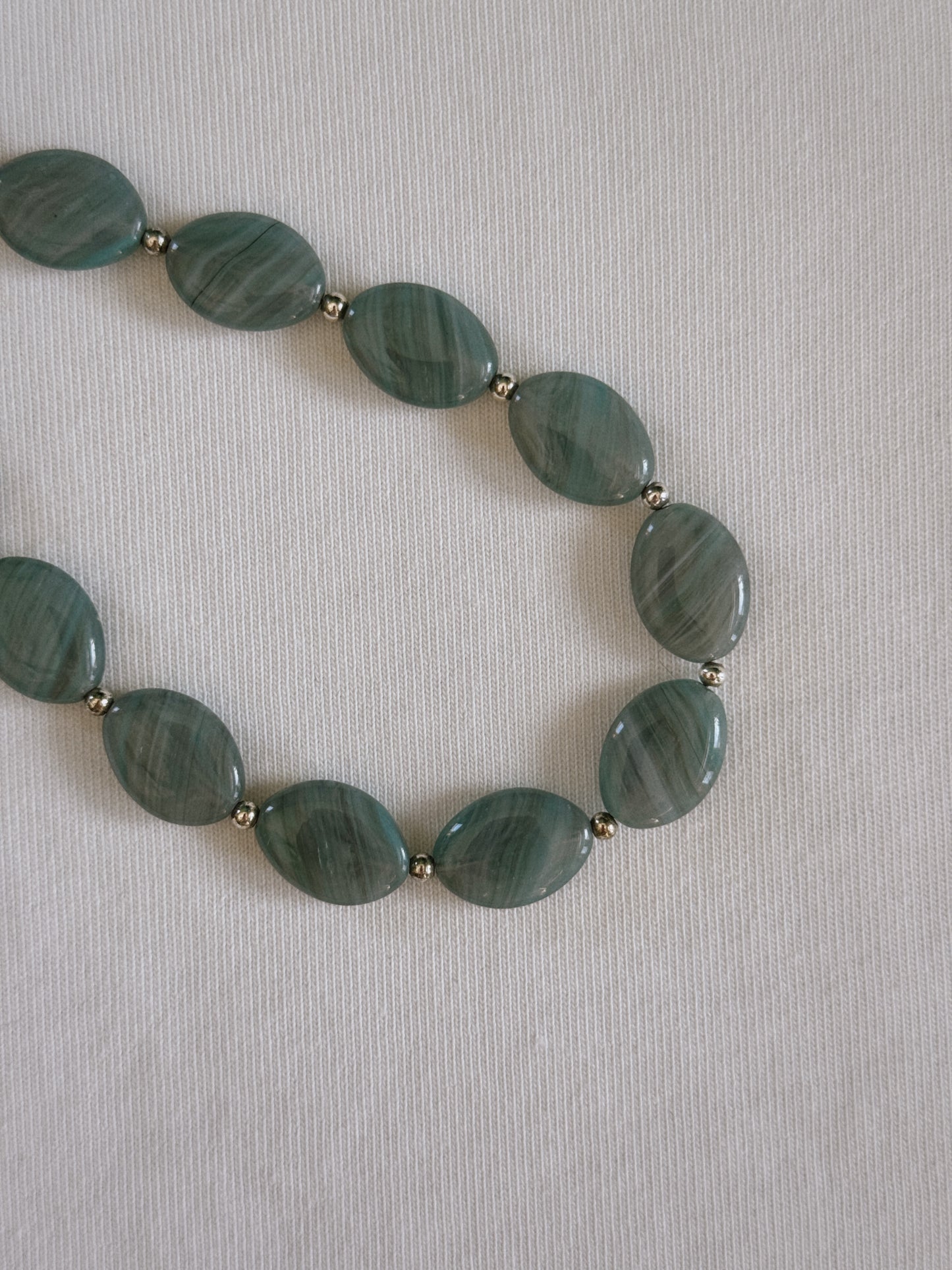 blue swirl beaded star keychain