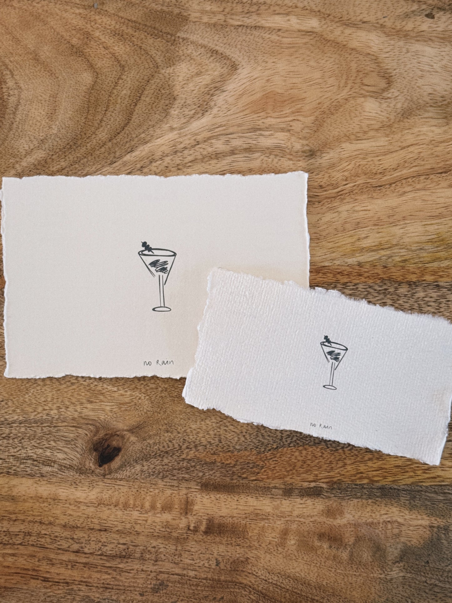 cocktail recipe cards