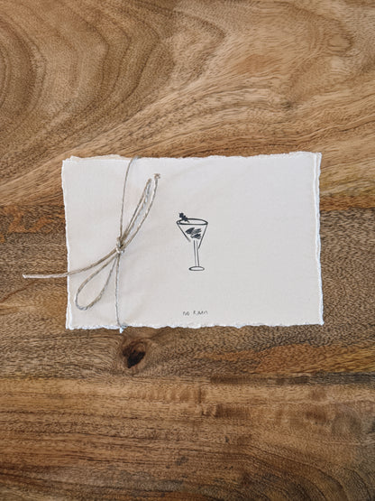 cocktail recipe cards