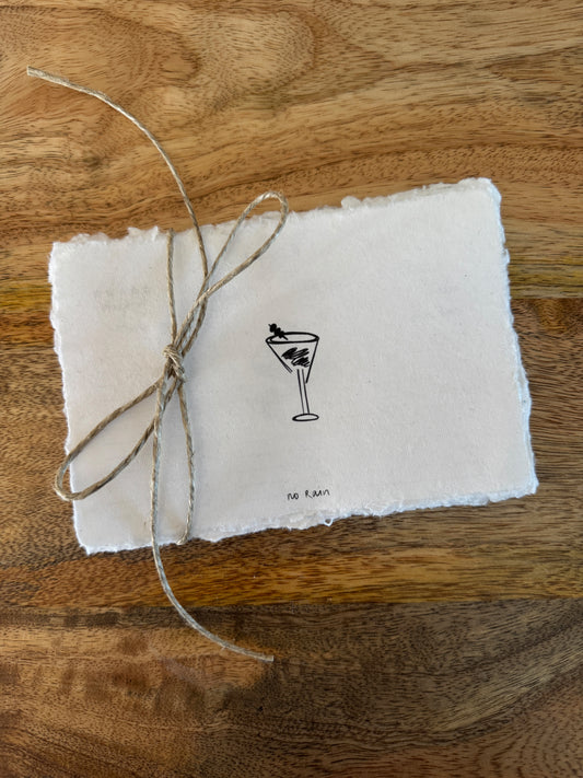 cocktail recipe cards