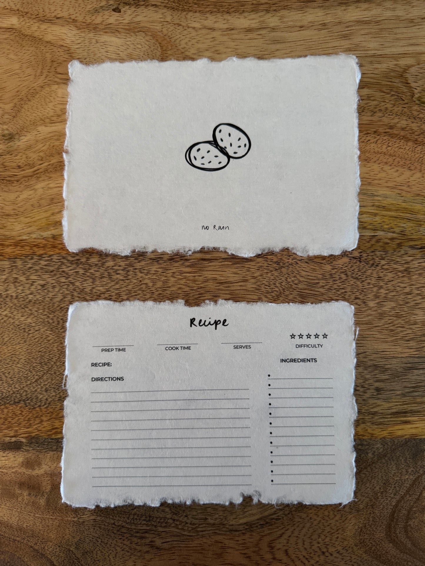 cookie recipe cards