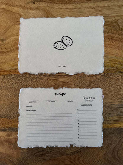 cookie recipe cards