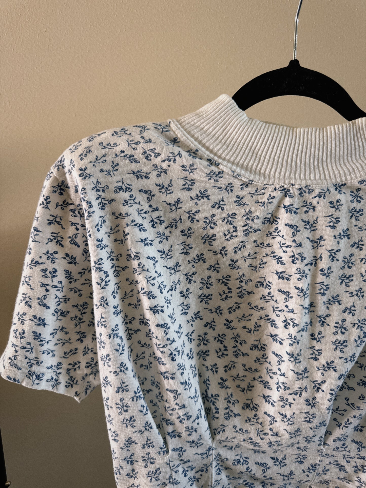 floral crop top