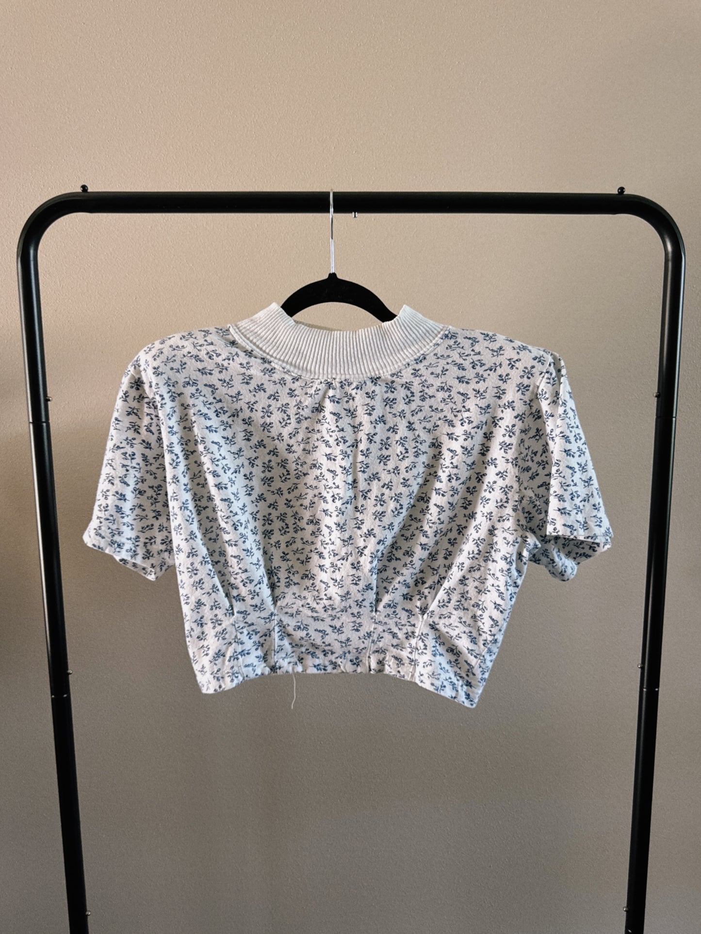 floral crop top