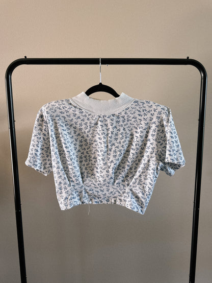 floral crop top