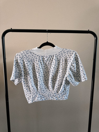 floral crop top