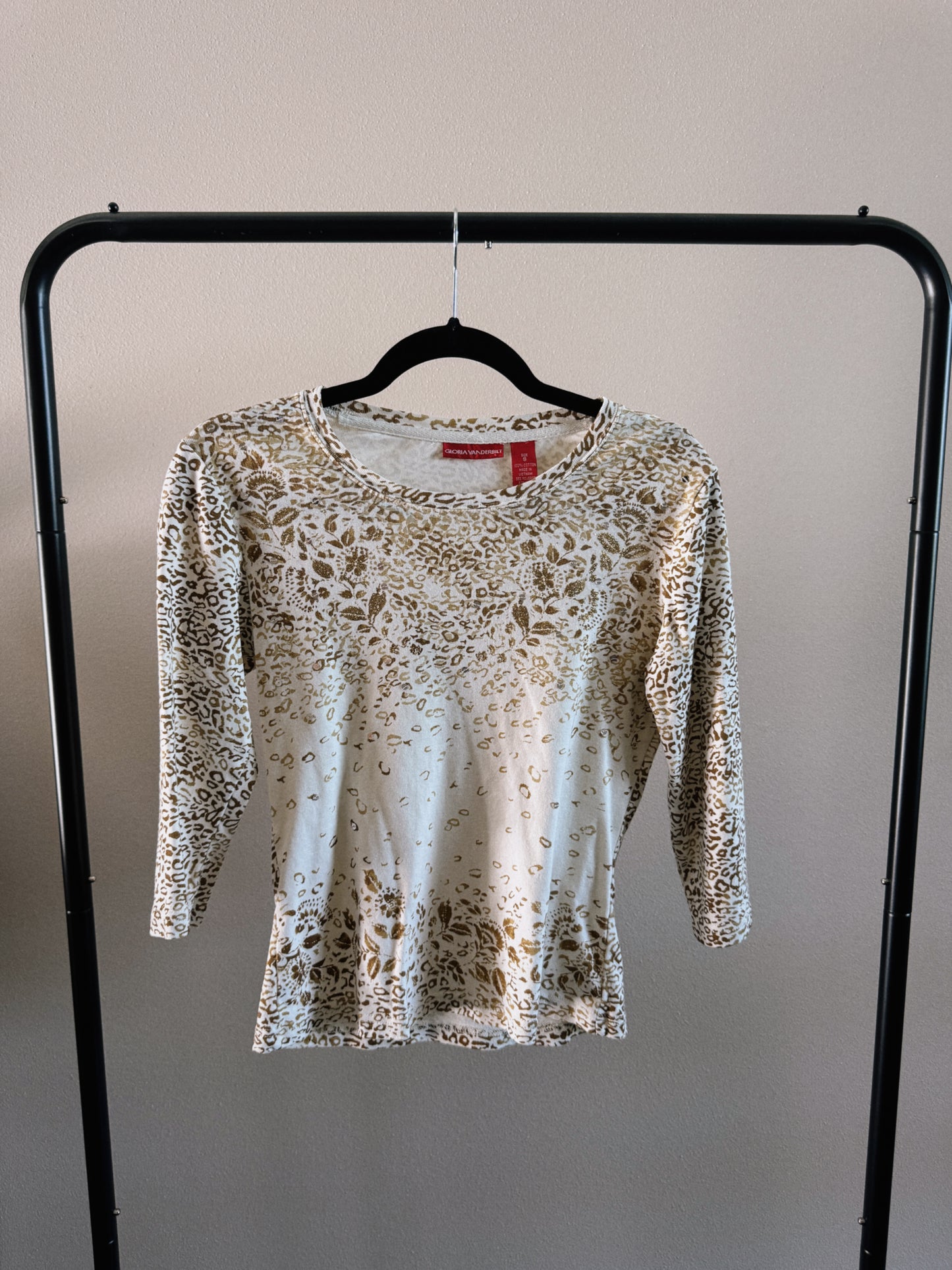 leopard print top