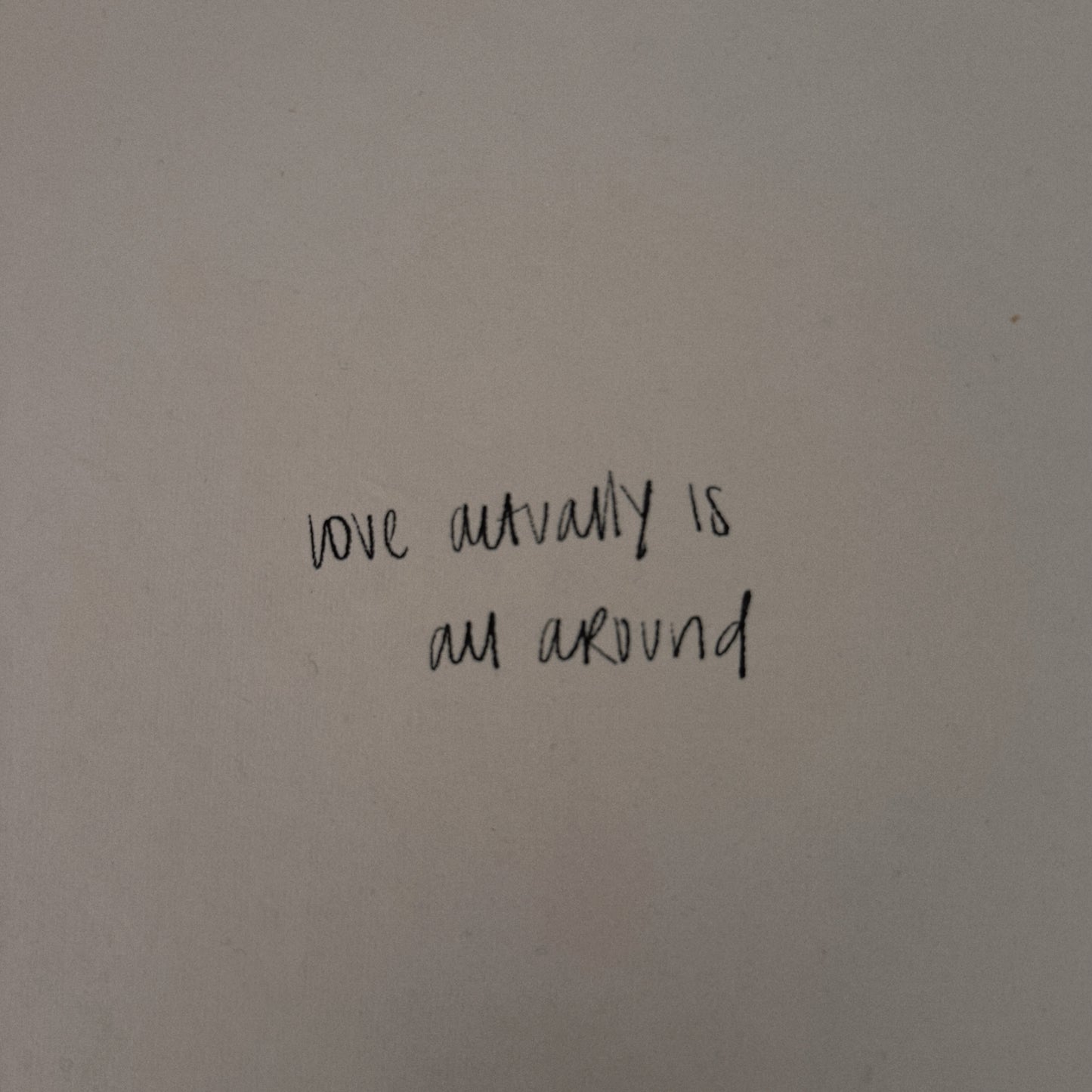 love actually is all around