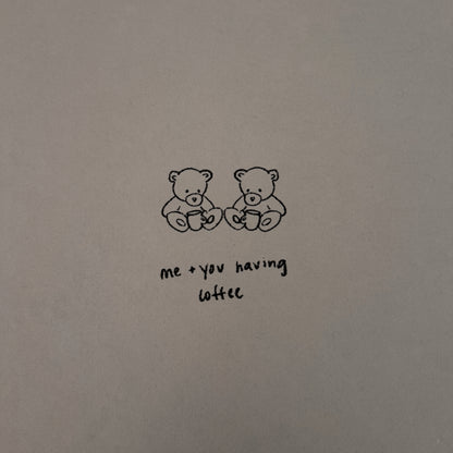 me and you having coffee