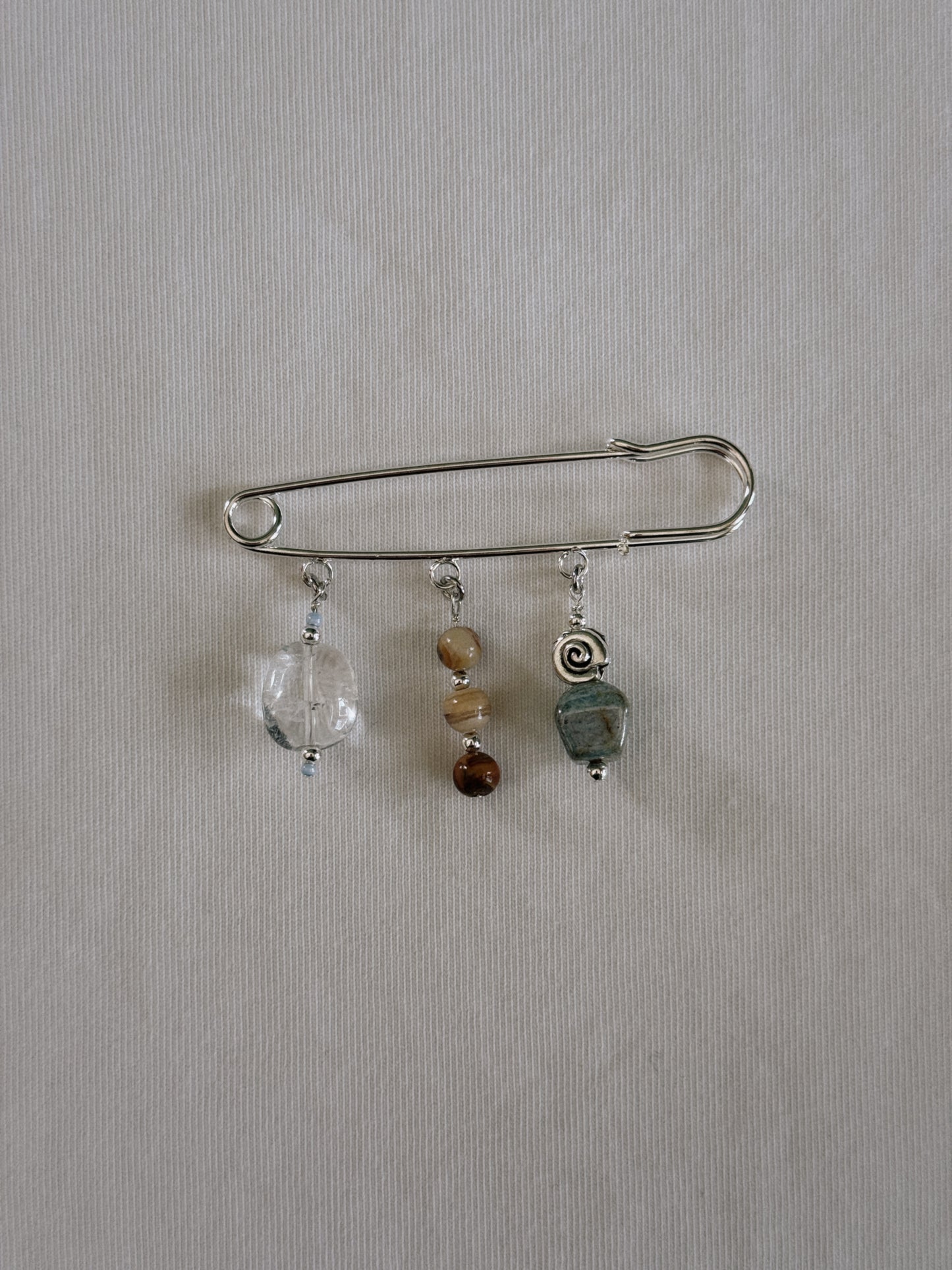 safety pin brooch II