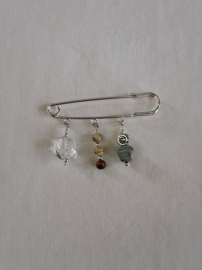 safety pin brooch II