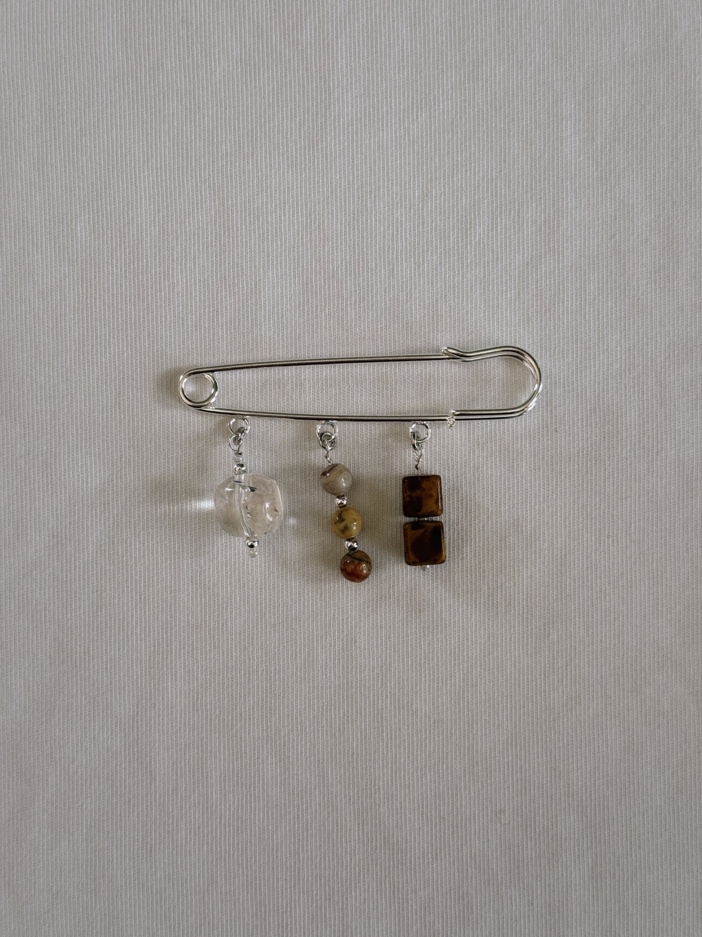 safety pin brooch II
