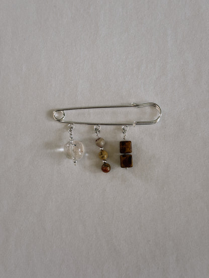 safety pin brooch II