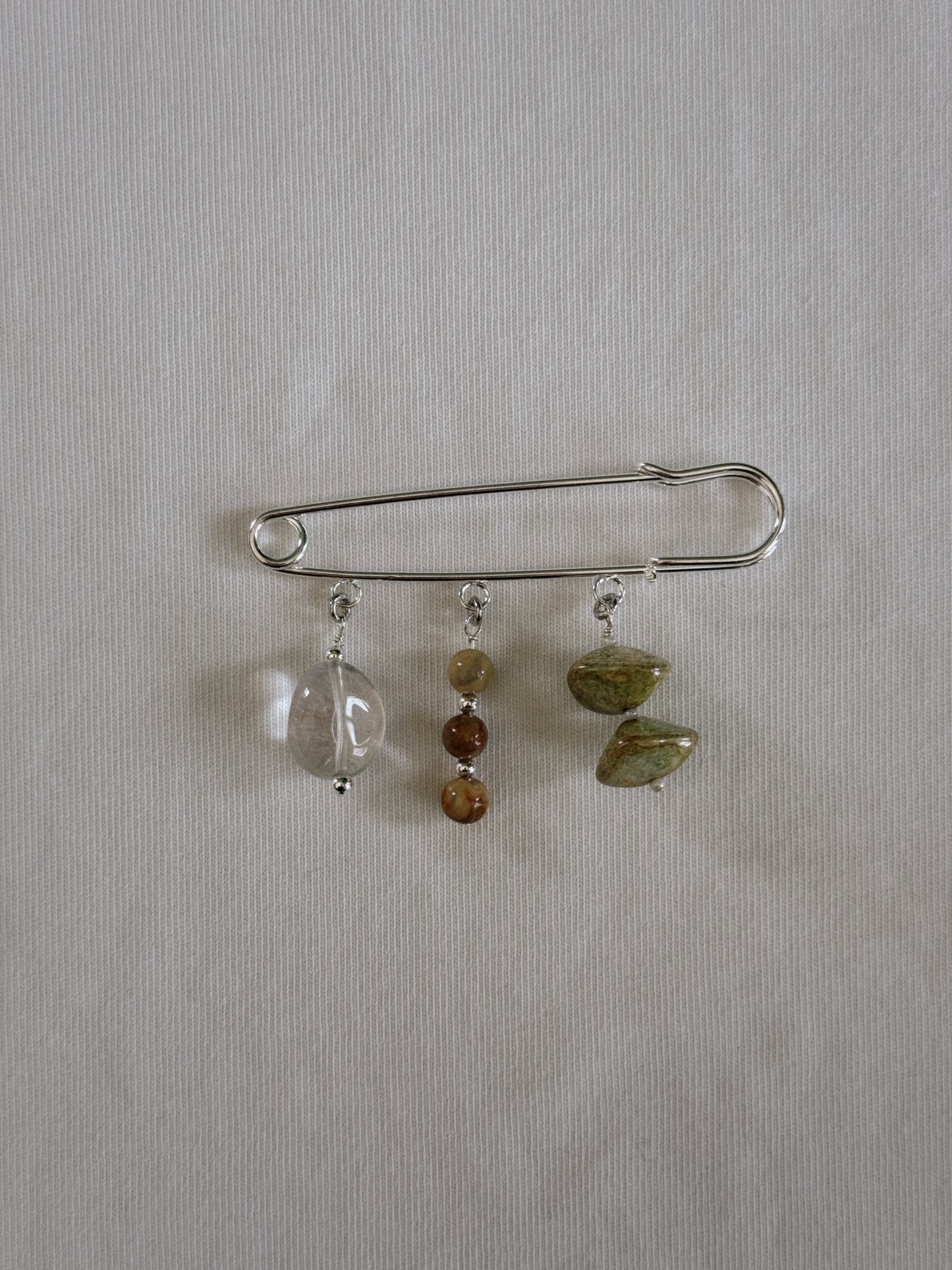 safety pin brooch II
