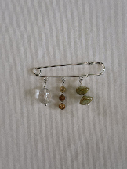 safety pin brooch II